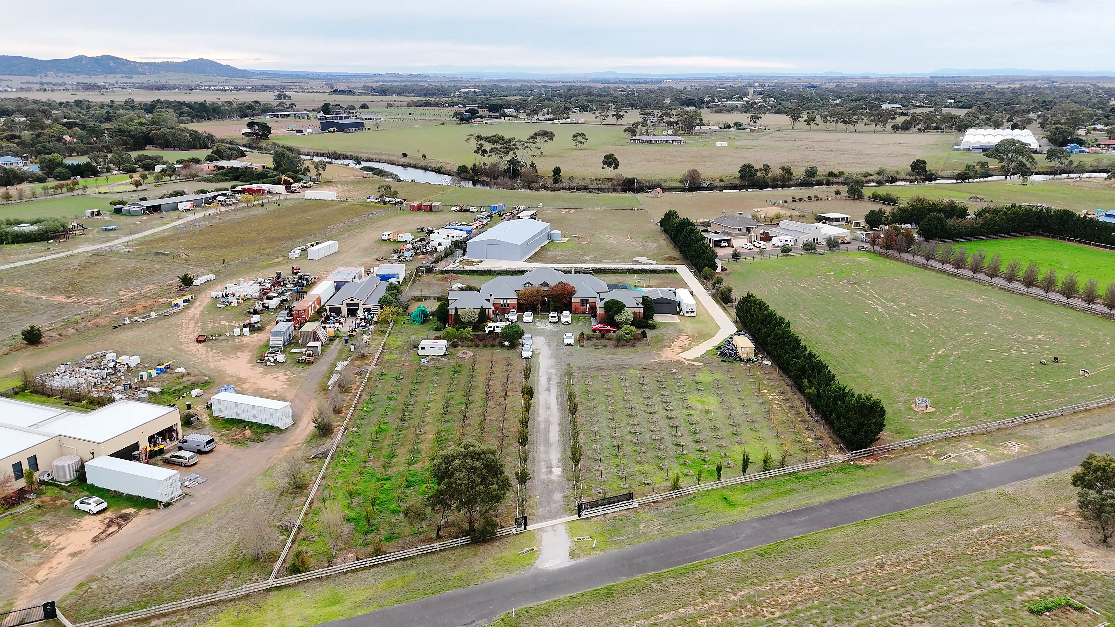 Aerial view of 6 Sens Wellness retreat property