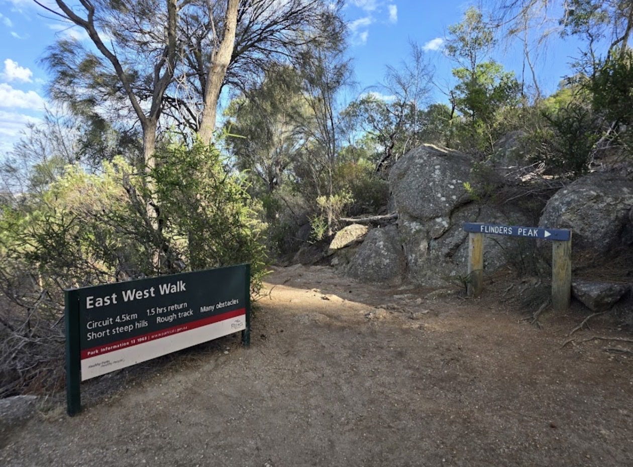 Bushland trail near the retreat grounds at Little River