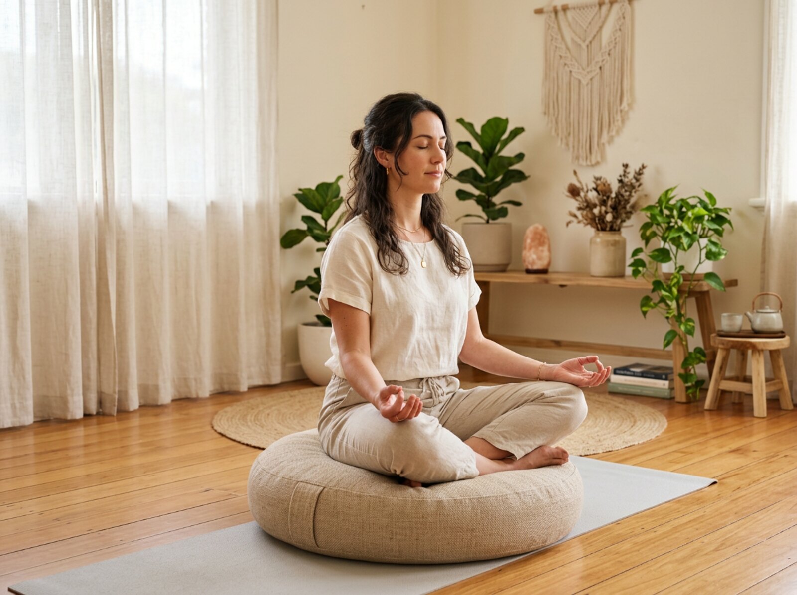 Meditation session at 6 Sens Wellness & Spa