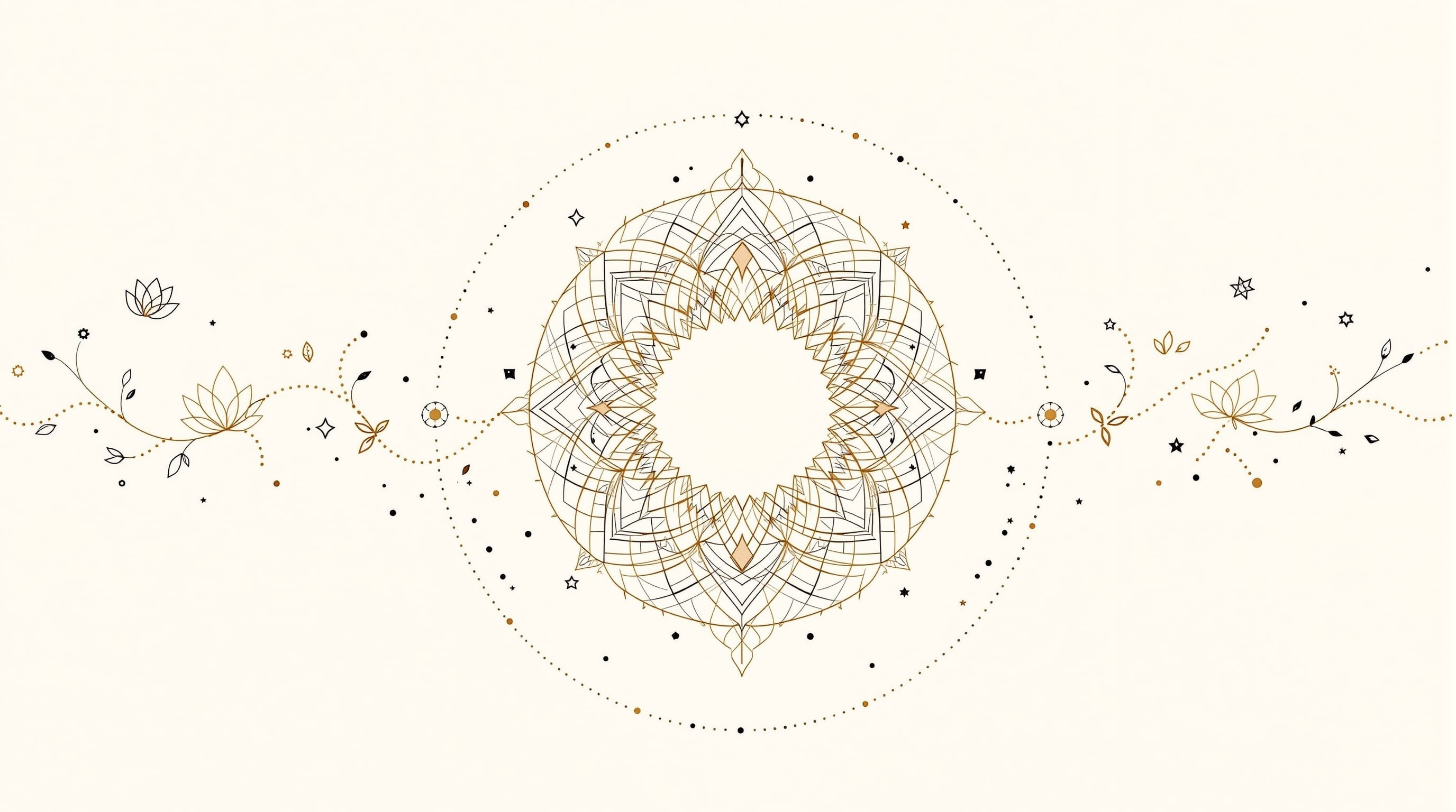 6 Sens Wellness journey — yoga, health and mindset cycle illustration